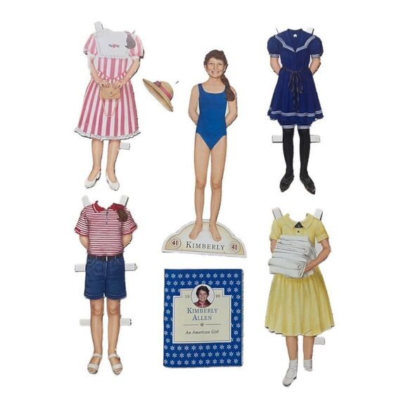 American Girl Vintage Paperdoll Kimberly Allen - Picture 1 of 4
